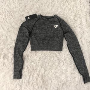 Womens best long sleeve crop top